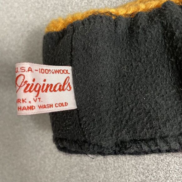 Vermont Originals Knit Headband Wool Multi Black Fleece Lined Handmade USA - Picture 7 of 7